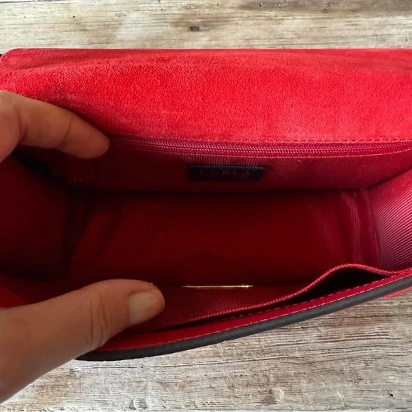 Furla Mimi Mini Hot Pink Crossbody Bag - Picture 11 of 14